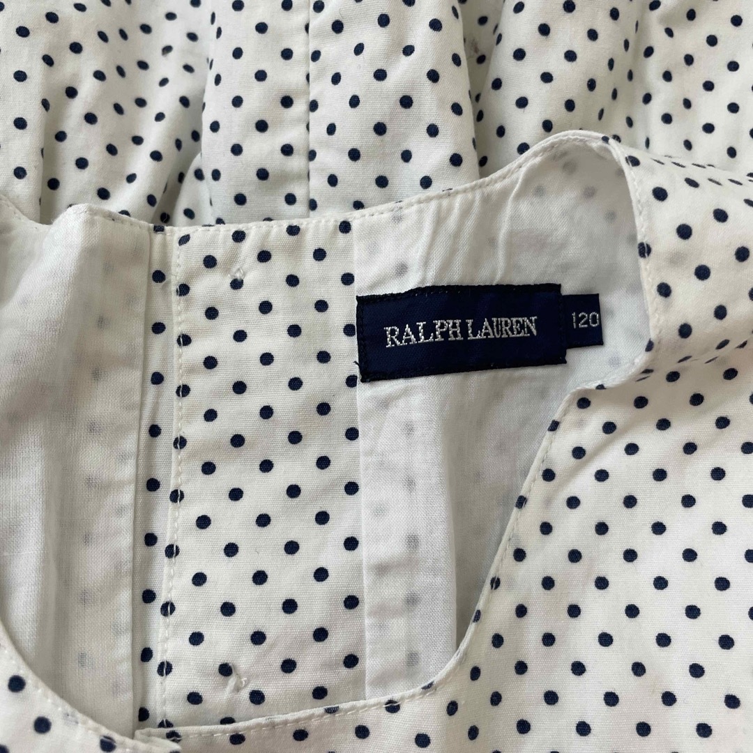 POLO RALPH LAUREN(ポロラルフローレン)のラルフローレン　120 ドットワンピース キッズ/ベビー/マタニティのキッズ服女の子用(90cm~)(ワンピース)の商品写真