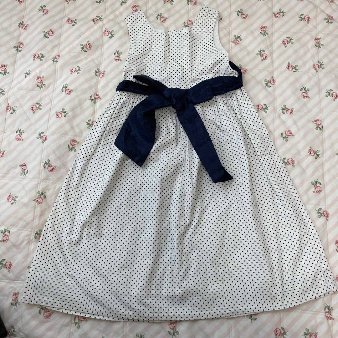 POLO RALPH LAUREN(ポロラルフローレン)のラルフローレン　120 ドットワンピース キッズ/ベビー/マタニティのキッズ服女の子用(90cm~)(ワンピース)の商品写真