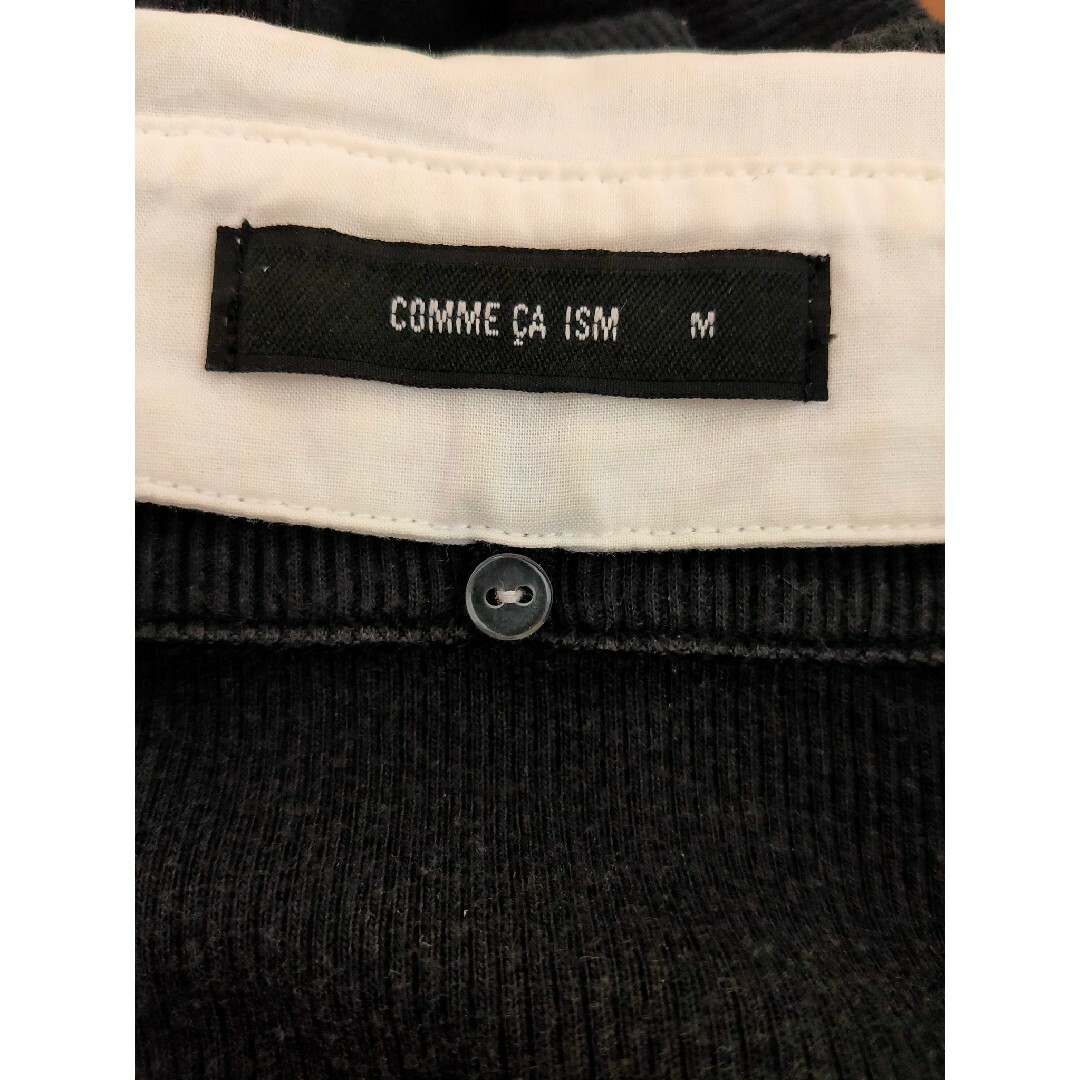 COMME CA ISM(コムサイズム)のコムサイズム 襟付き 半袖 M レディースのトップス(Tシャツ(半袖/袖なし))の商品写真
