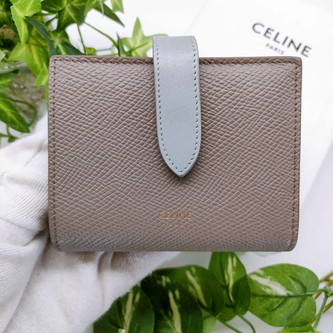 CELINE バイカラー コンパクトウォレット