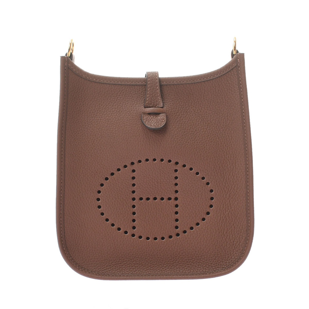 新品 エルメス HERMES レディース ショルダーバッグ カカオ /ゴールド金具 トリヨンモーリス 1