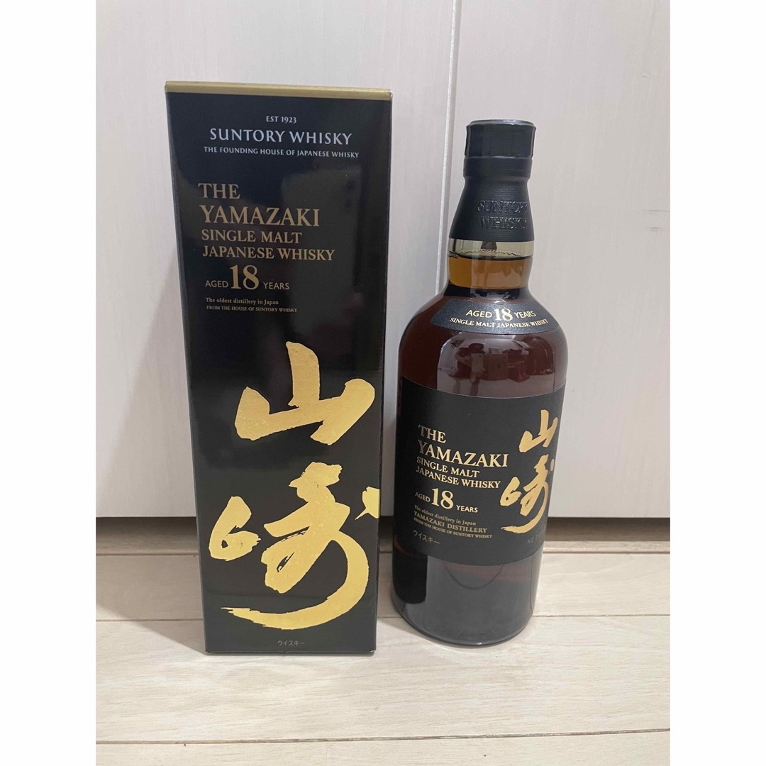 山崎18年 700ml 箱あり - ウイスキー