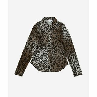 サタデーズニューヨークシティ(Saturdays NYC)の【ダークブラウン（20）】Gabriella Sound Leopard Long Sleeve Shirt(シャツ/ブラウス(長袖/七分))