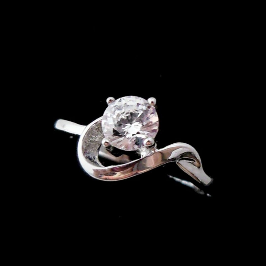 14金ゴールドフィルド 高品質czダイヤモンド シンプルリング NX 13号 レディースのアクセサリー(リング(指輪))の商品写真