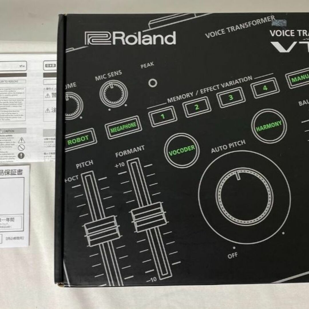 美品 Roland VT-4  ボイストランスフォーマー ローランド 9