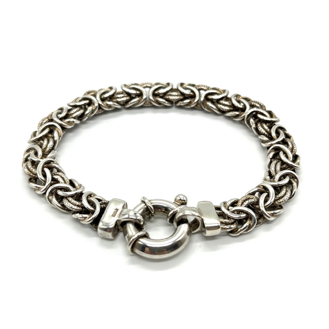 イタリア製 ヴィンテージ BARLINK CHAIN ブレスレット 925-