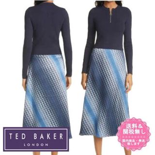 テッドベイカー(TED BAKER)の新品☆TED BAKER サイズ1(ロングワンピース/マキシワンピース)