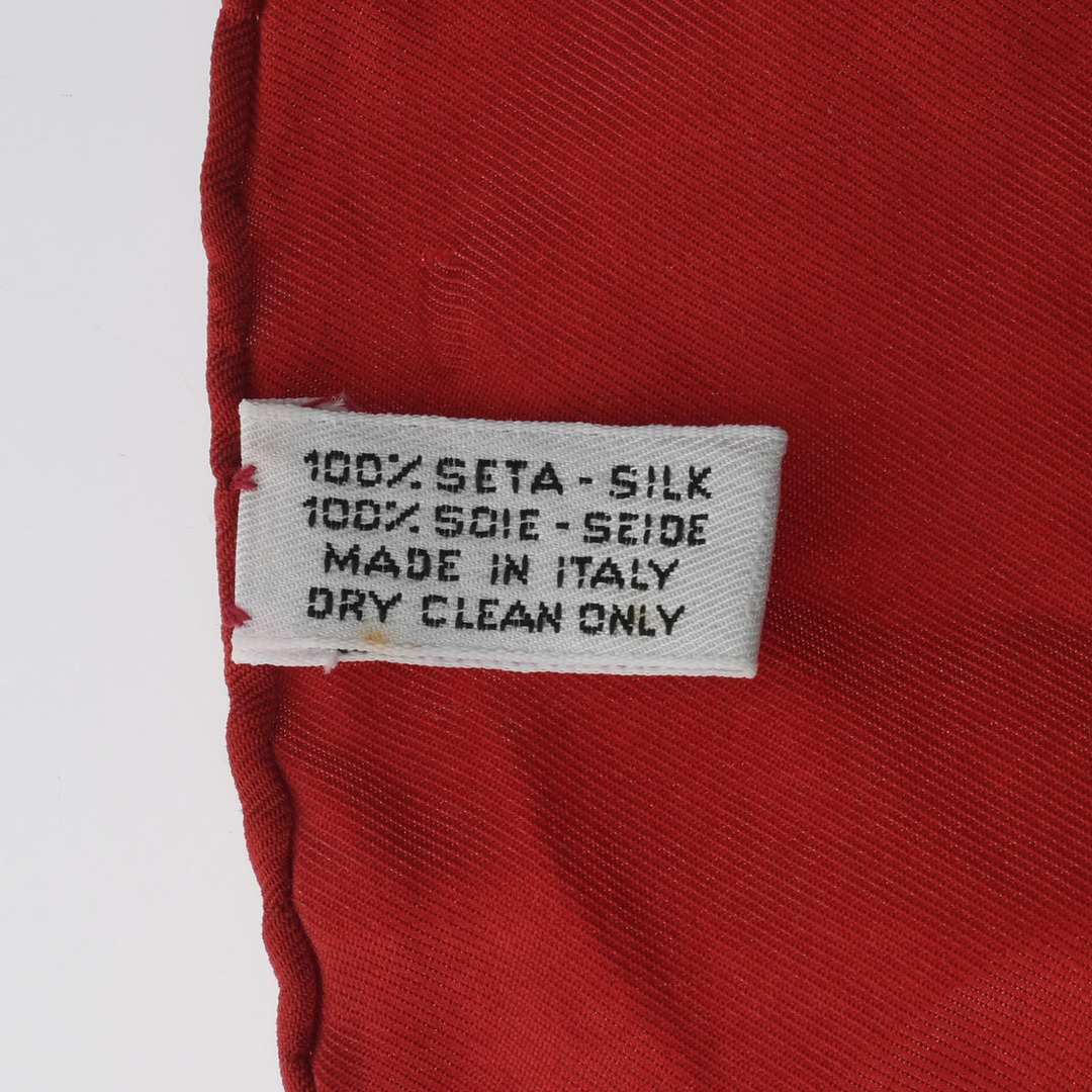 CHANEL(シャネル)の中古 シャネル CHANEL レディース スカーフ イエロー/レッド シルク100％ ハンドメイドのファッション小物(スカーフ)の商品写真