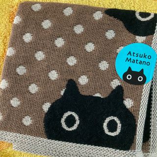 アツコマタノ(Atsuko Matano)のアツコマタノ　ハンカチ　多重ガーゼ　ねこ(ハンカチ)