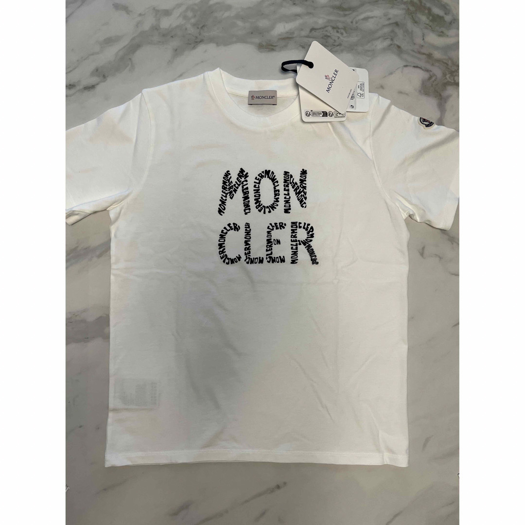 ★最新作★ 高級ライン MONCLER Tシャツ Ｓ　モンクレール ホワイト