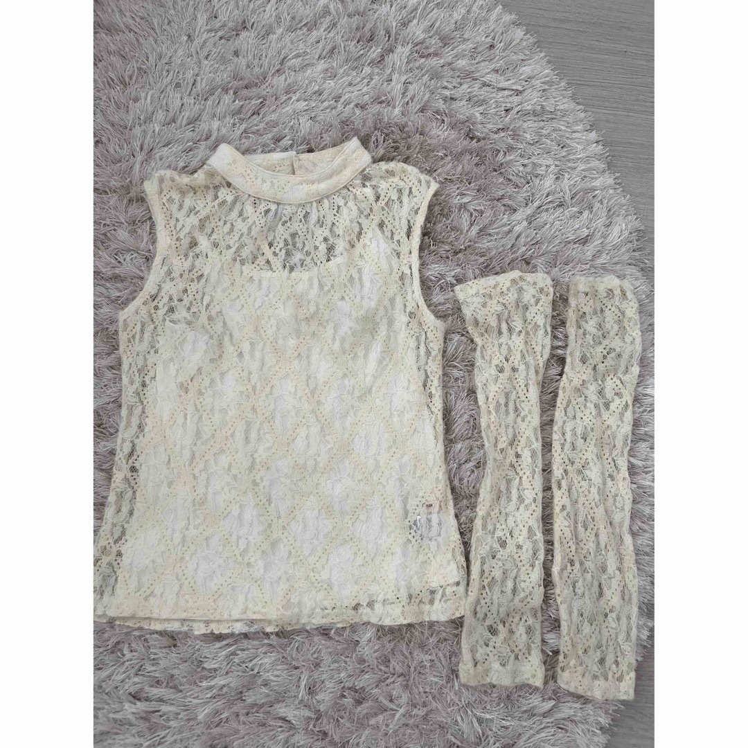 ミストレアス♡Russell Lace Arm Sleeve Top レディースのトップス(タンクトップ)の商品写真