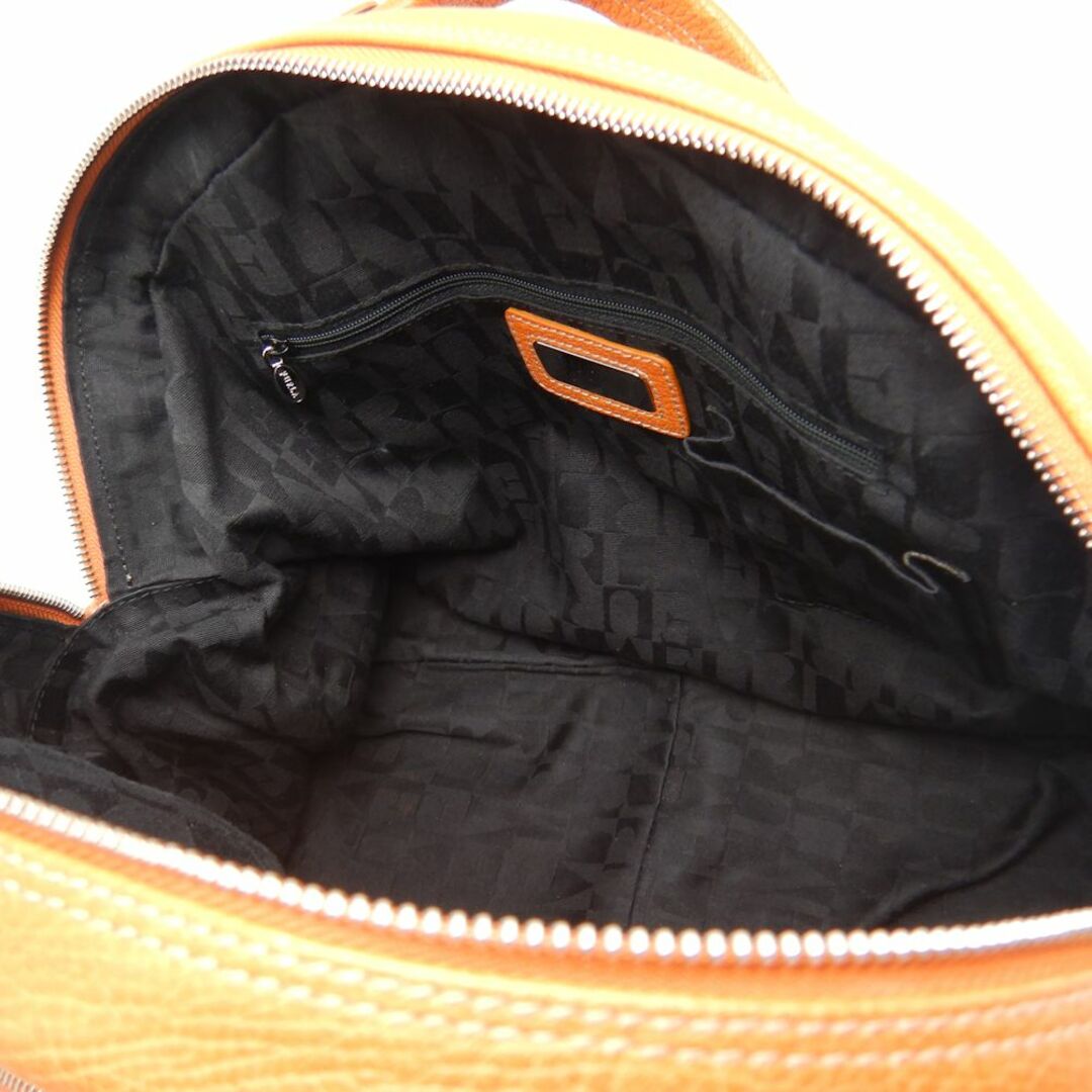 Furla(フルラ)のFurla フルラ ミニボストンバッグ レザー オレンジ/250809【中古】 レディースのバッグ(ボストンバッグ)の商品写真