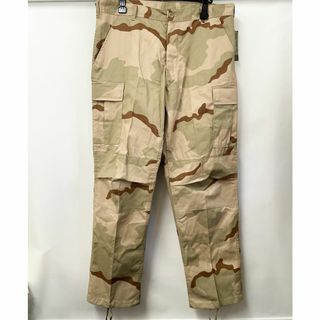 ロスコ(ROTHCO)の新品　ROTHCO ベージュ 迷彩 CAMO カモ カーゴパンツ　L  キャンプ(ワークパンツ/カーゴパンツ)