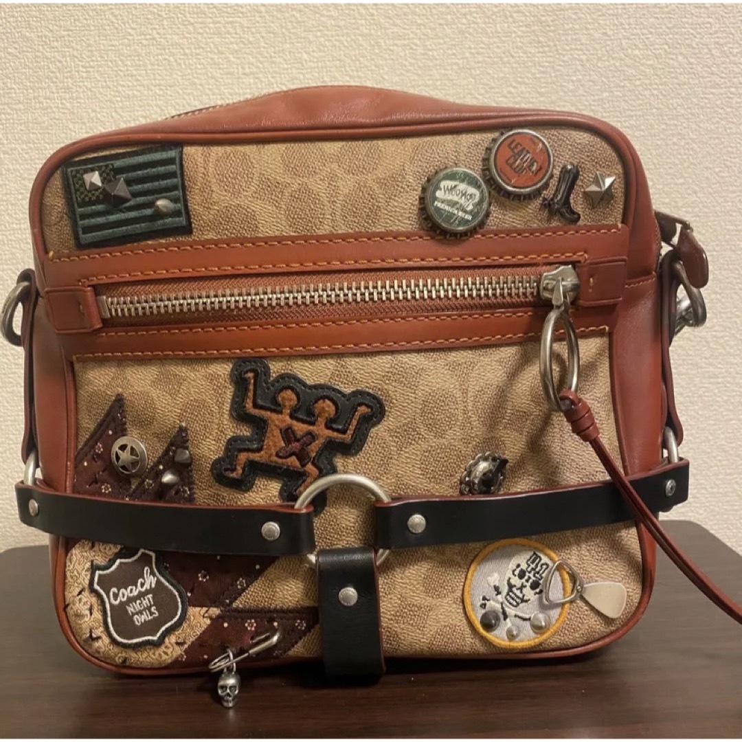 キースヘリング × coach ショルダーバッグ - 通販 - gofukuyasan.com