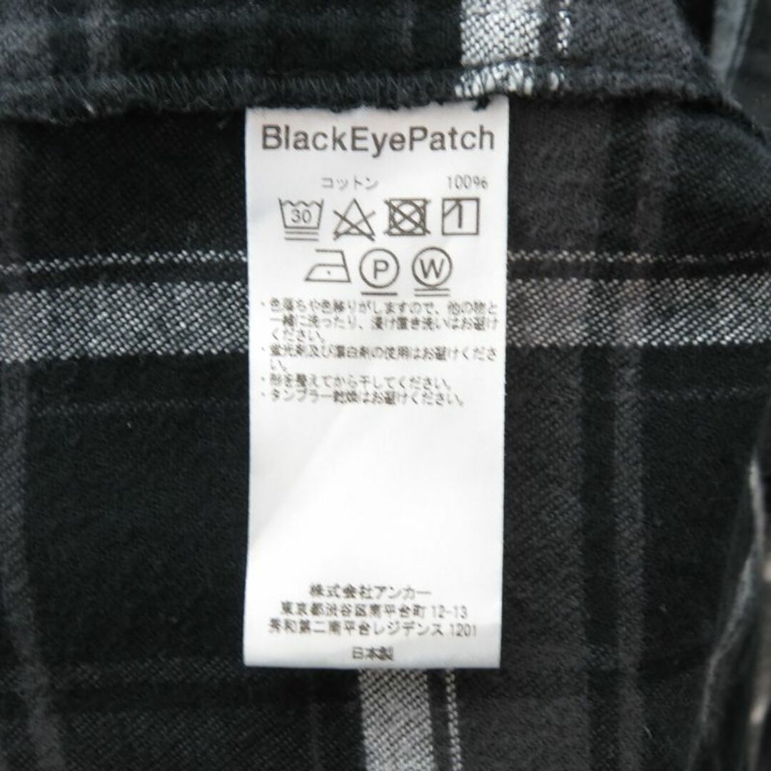 BLACK EYE PATCH 21aw B EMBLEM CHECKED 6