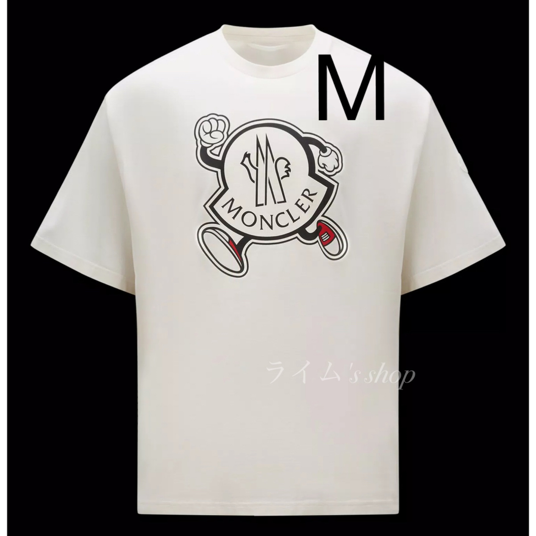 MONCLER - 【2023SS】MONCLER モンクレールロゴ Tシャツ ホワイト の