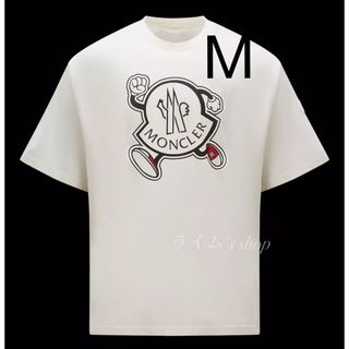 【2023SS】MONCLER モンクレールロゴ Tシャツ ホワイト