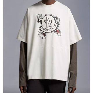 【2023SS】MONCLER モンクレールロゴ Tシャツ ホワイト