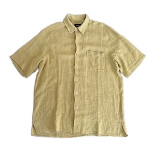 ヒューゴボス(HUGO BOSS)の90s HUGO BOSS リネンシャツ スイス製(シャツ)