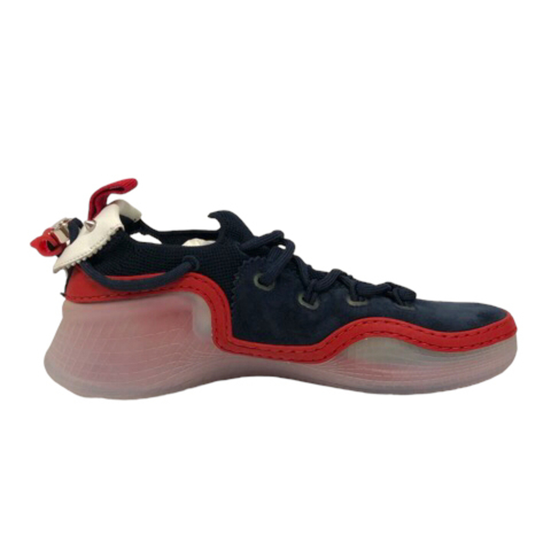 Christian Louboutin(クリスチャンルブタン)のクリスチャンルブタン1221060 スニーカー スエード スタッズ 38.5 紺 レディースの靴/シューズ(その他)の商品写真