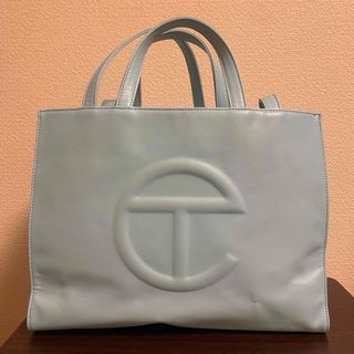 コムデギャルソン(COMME des GARCONS)のtelfar ショッピングバッグ　トートバッグ　バッグ　ブルー　M ミディアム(ショルダーバッグ)