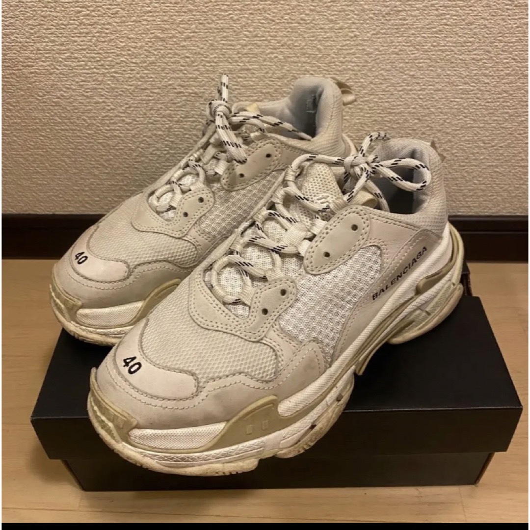 balenciaga バレンシアガ トリプルエス ホワイト 40 26.5 初期