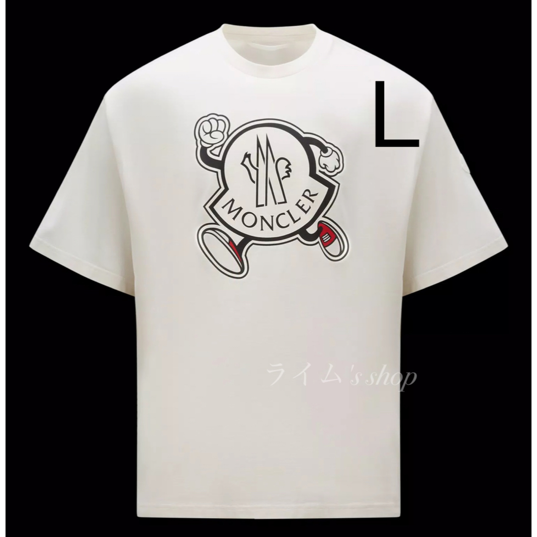 2023SS】MONCLER モンクレールロゴ Tシャツ ホワイト - Tシャツ