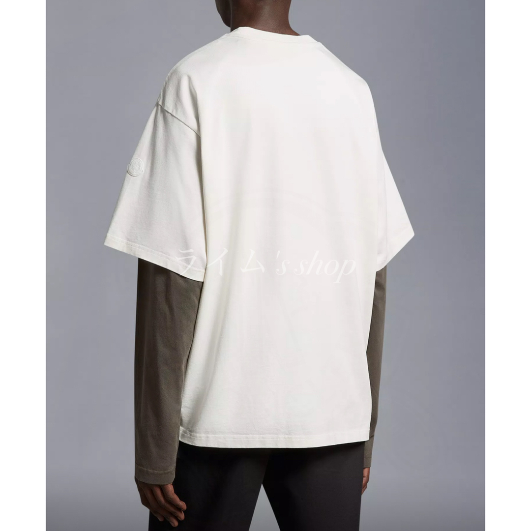 MONCLER】 モンクレールロゴ Tシャツ ホワイト の通販 by ライム MONCLER】 モンクレールロゴ Tシャツ ホワイト の通販 by ライム