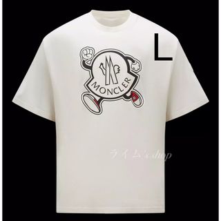 【2023SS】MONCLER モンクレールロゴ Tシャツ ホワイト (Tシャツ/カットソー(半袖/袖なし))