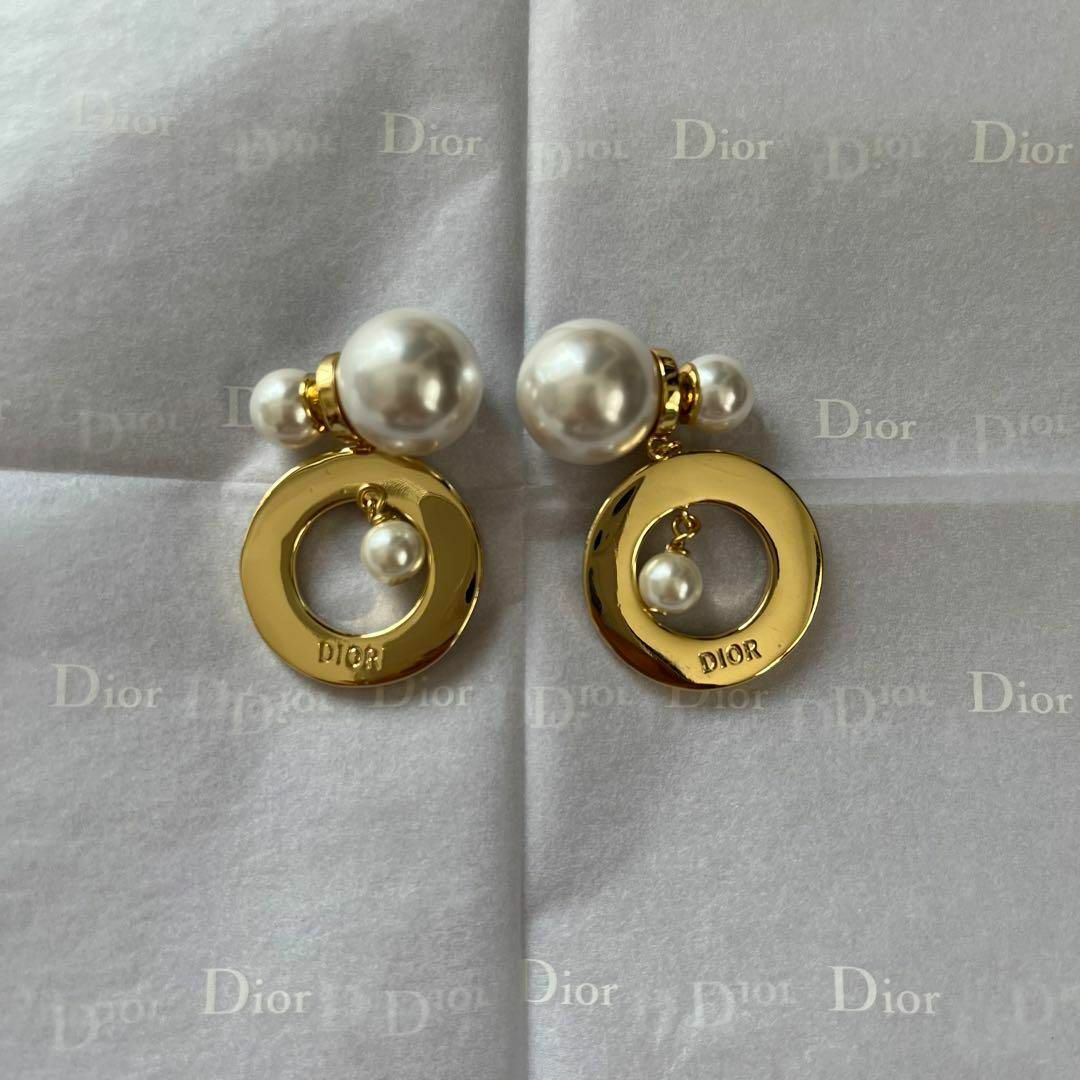 ★新品未使用★ Dior ディオール エレガント パールピアス