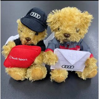 アウディ(AUDI)の⭐️【レア新品】Audi ノベルティ テディベア 2点セット(車外アクセサリ)