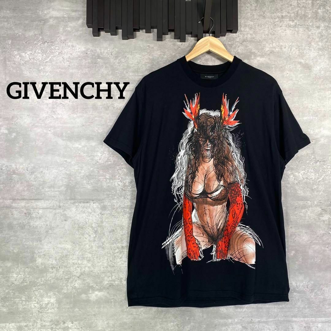 GIVENCHY - 『GIVENCHY』ジバンシー (XXS) オーバーサイズ プリントT