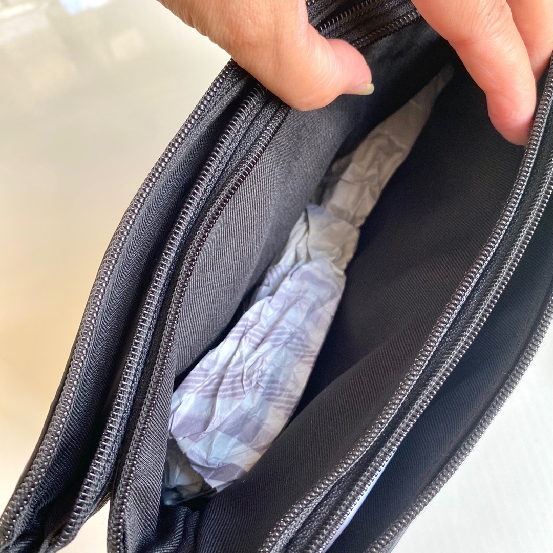 和装バッグ 黒 本革 3WAY オーストリッチ 新品 未使用 本皮 鞄 かばん レディースのバッグ(ハンドバッグ)の商品写真