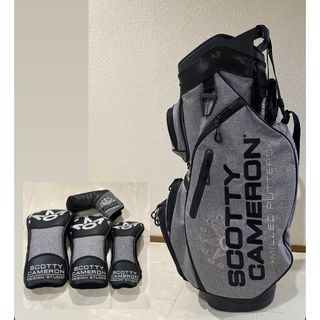 スコッティキャメロン(Scotty Cameron)の専用スコッティキャメロン グレー  ヘッドカバー付きキャディバッグ(クラブ)