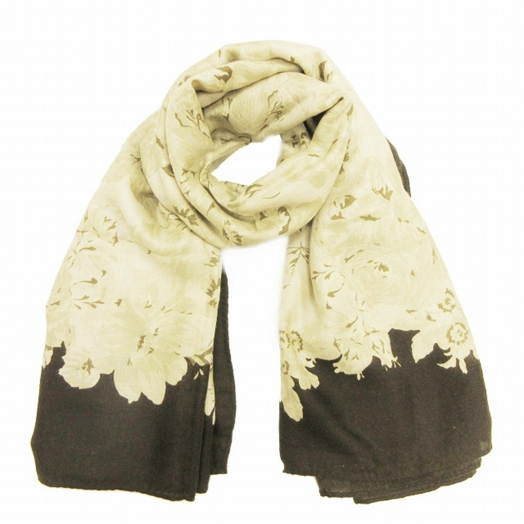 Agnona - 美品 アニオナ カシミヤ シルク 花柄 大判 ストール マフラー