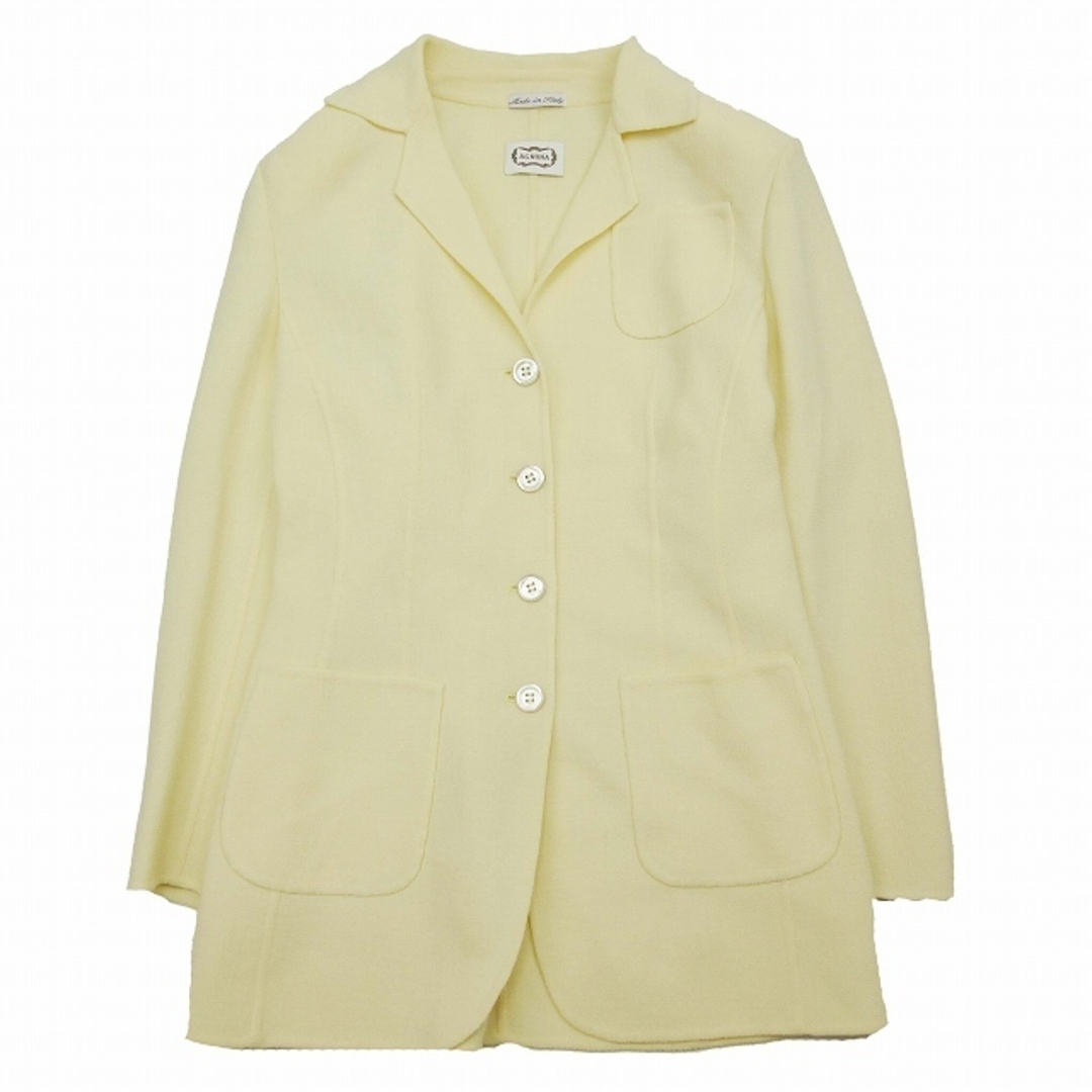 Agnona - 美品 アニオナ AGNONA ウール × シルク テーラード