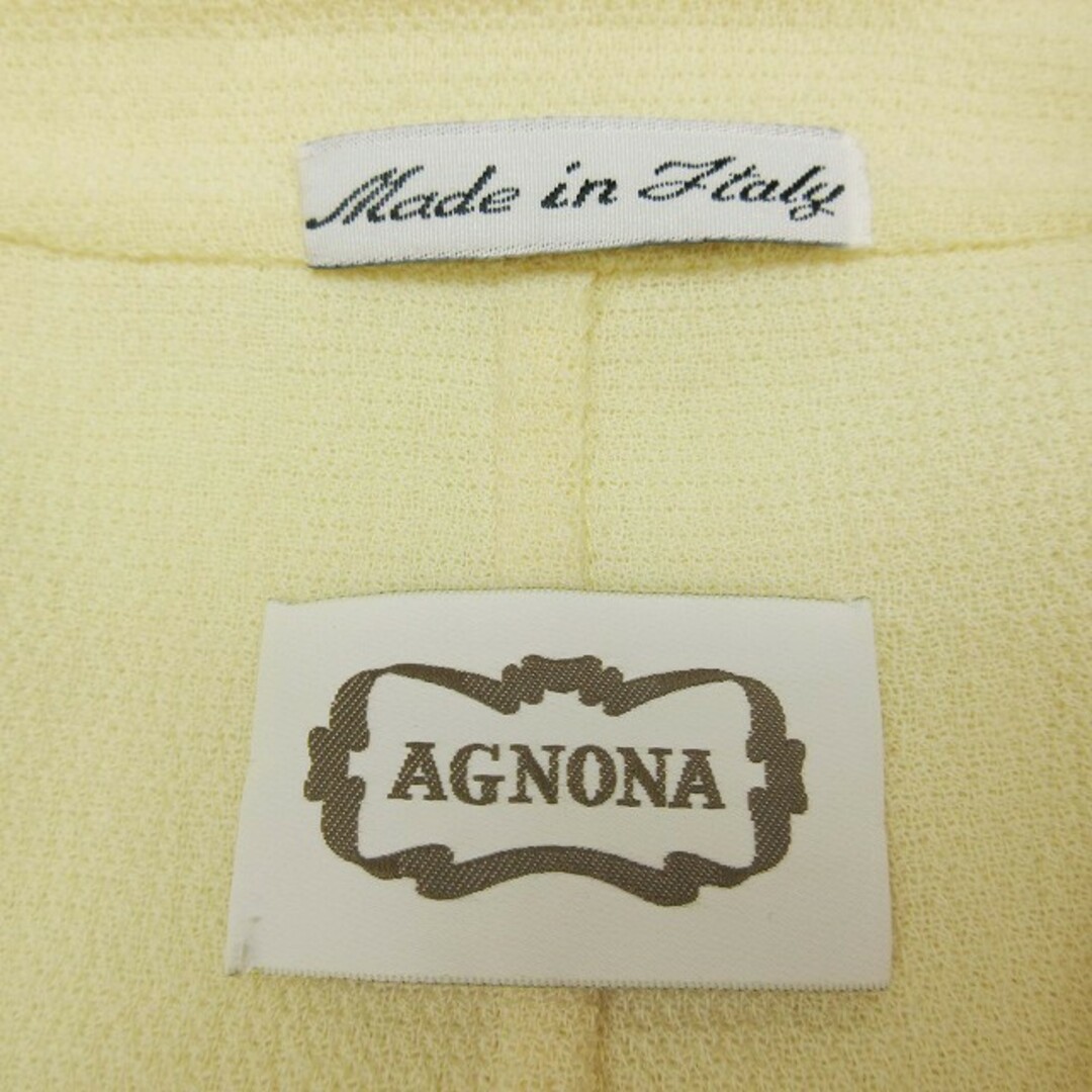 Agnona - 美品 アニオナ AGNONA ウール × シルク テーラード