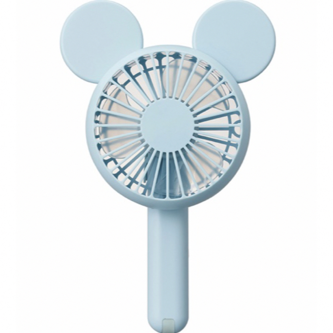 Disney(ディズニー)の新品☆Disney ディズニー 3wayハンディファン 扇風機 ミッキー ブルー スマホ/家電/カメラの冷暖房/空調(扇風機)の商品写真
