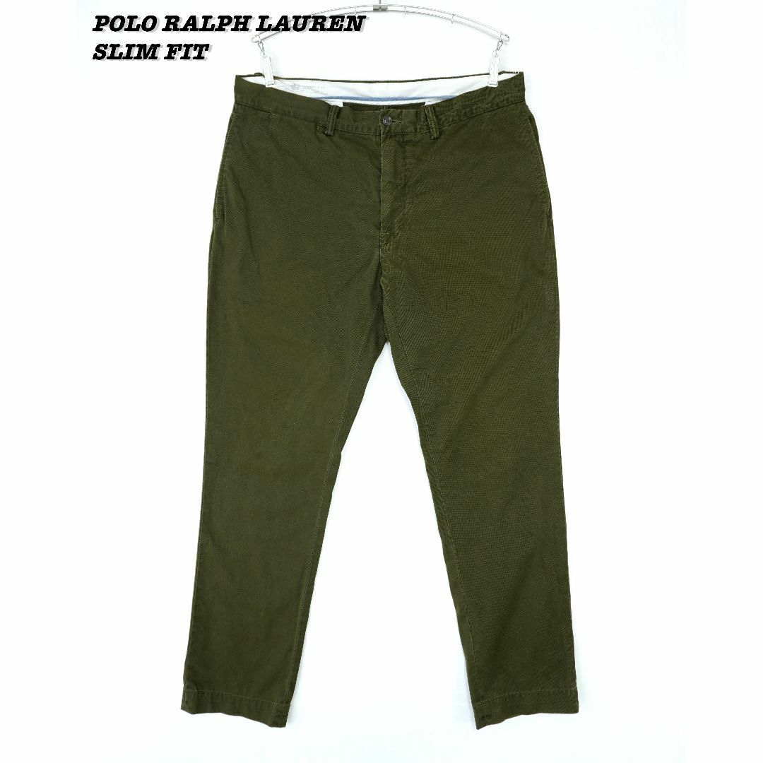 POLO RALPH LAUREN(ポロラルフローレン)のPOLO RALPH LAUREN SLIM FIT PANT W35 L30 メンズのパンツ(チノパン)の商品写真