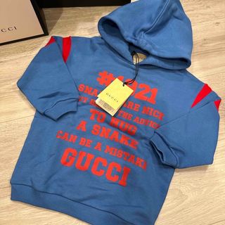 グッチ パーカー(ブルー・ネイビー/青色系)の通販 53点 | Gucciを