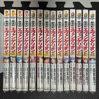 カドカワショテン(角川書店)の【裁断済み】新世紀エヴァンゲリオン　1〜14巻(全巻)セット　(全巻セット)