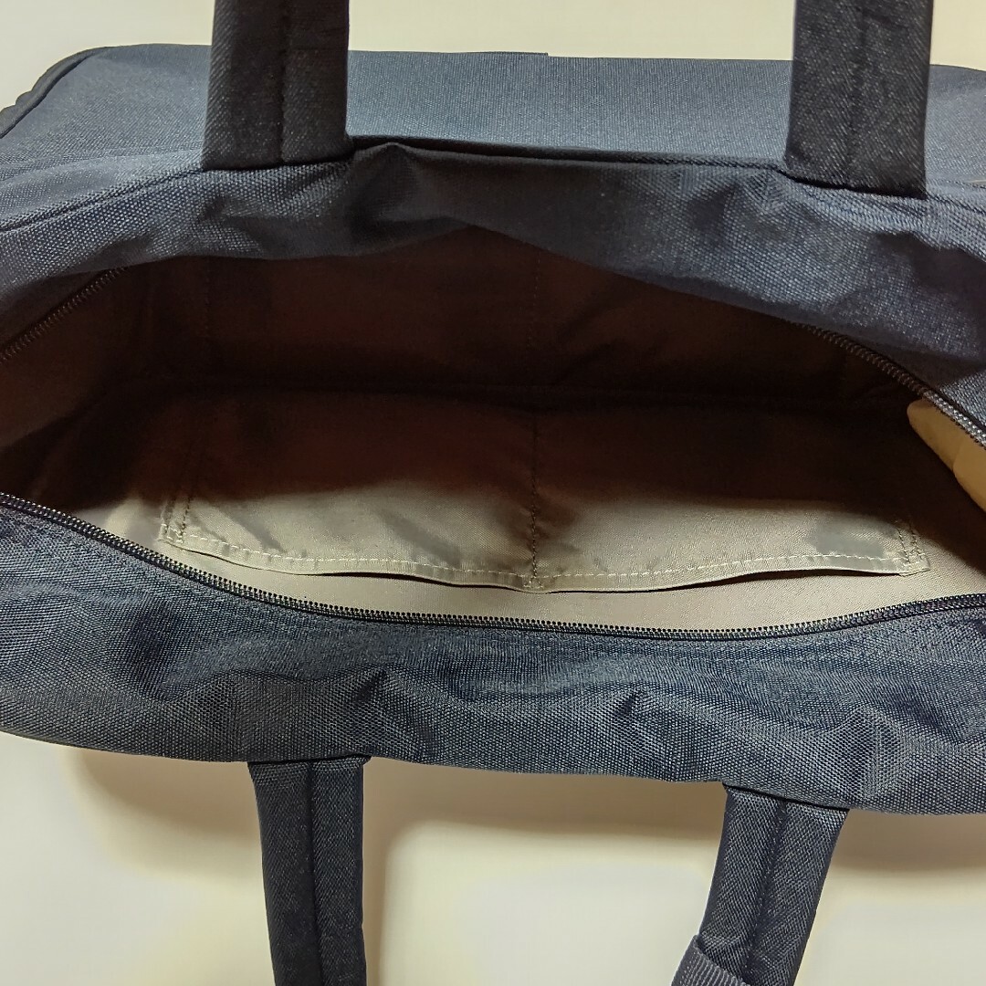 MUJI (無印良品)(ムジルシリョウヒン)の無印良品 キャリーオンバッグ ネイビー レディースのバッグ(ボストンバッグ)の商品写真