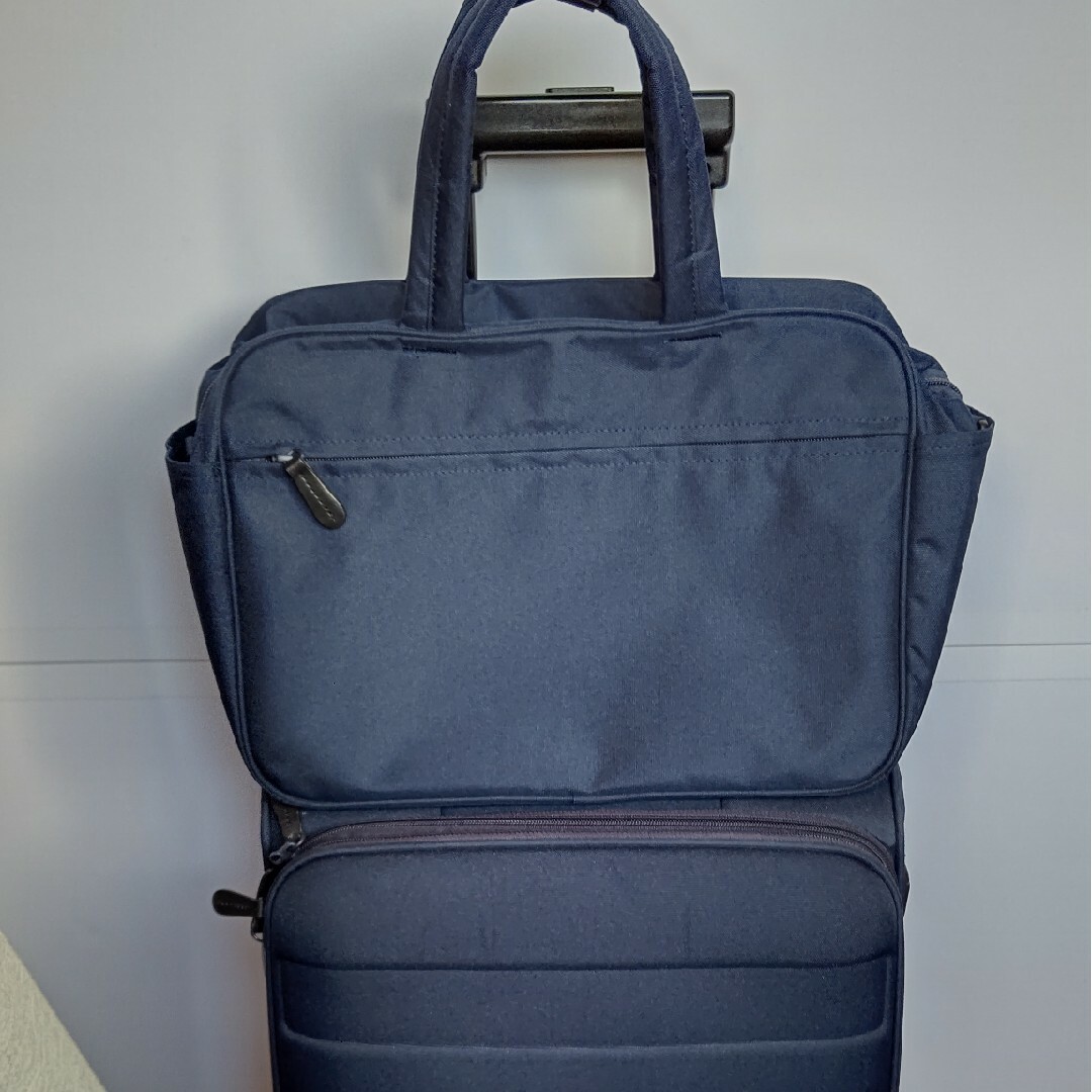 MUJI (無印良品) - 無印良品 キャリーオンバッグ ネイビーの通販 MUJI (無印良品) - 無印良品 キャリーオンバッグ ネイビーの通販