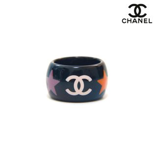 CHANEL シャネル クロスボーン ココマーク リング - ブラック/レッド by