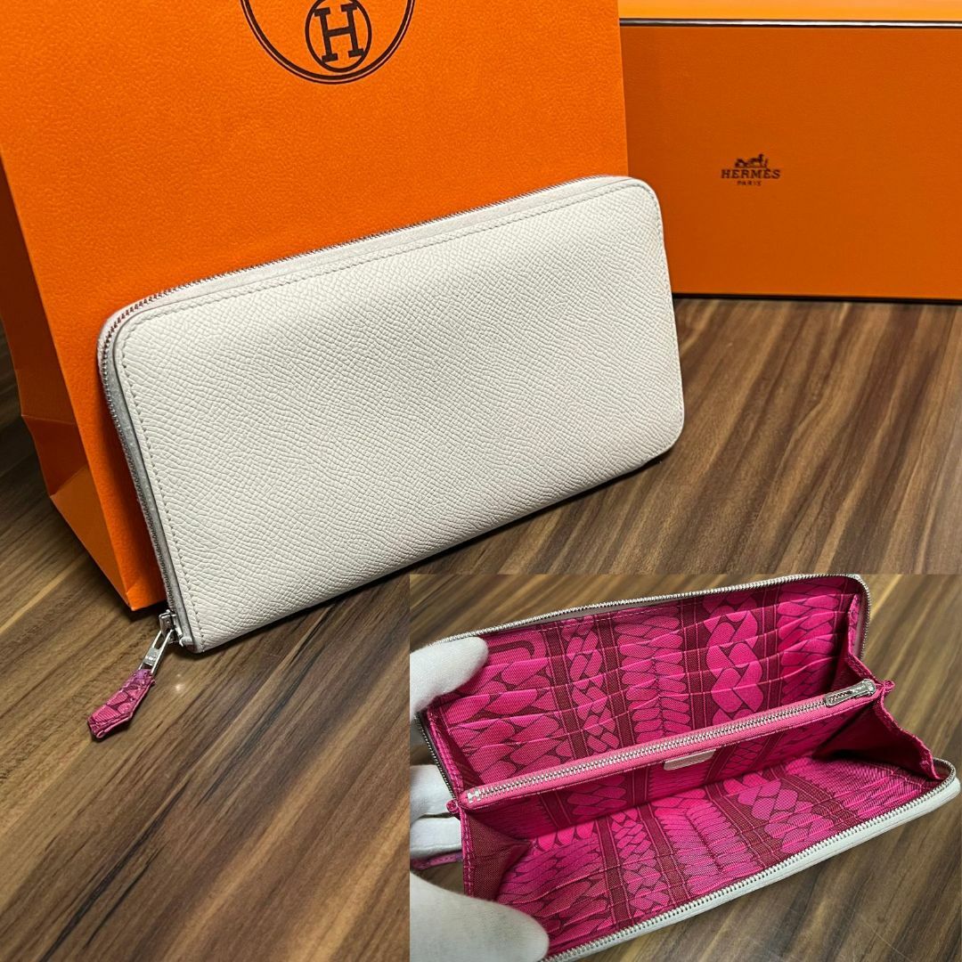 ⭐️美品⭐️HERMES エルメス 財布 アザップ シルクイン T刻印 - 長財布