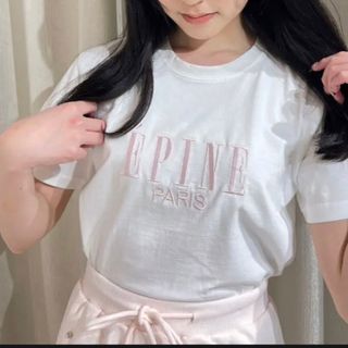 エピヌ(épine)のÉPINE PARIS embroidery tee Tシャツ　新品(Tシャツ(半袖/袖なし))