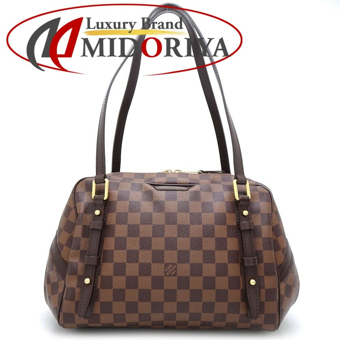 ルイ・ヴィトン・ダミエ LOUIS VUITTON リヴィントンGM N41158 ショルダーバッグ エベヌ / 350518ミドリヤ本店状態