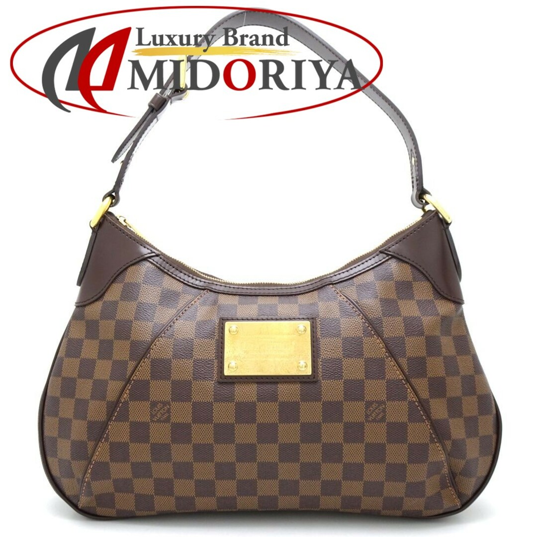 ルイ・ヴィトン・ダミエ LOUIS VUITTON テムズGM N48181 ショルダーバッグ エベヌ / 350519ファスナーシリアル