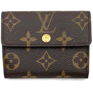 ルイヴィトン(LOUIS VUITTON)の【値下げ中】LOUIS VUITTON ルイヴィトン カードケース モノグラム ラドロー コインケース 小銭入れ ミニ財布 ブラウン 茶 小物 メンズ レディース M61927    ゴールド金具 ユニセックス 定番 美品【中古品】(パスケース/IDカードホルダー)