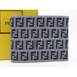 フェンディ(FENDI)のほぼ新品フェンディヴィンテージズッキーノ二つ折り財布コンパクト財布グ(長財布)